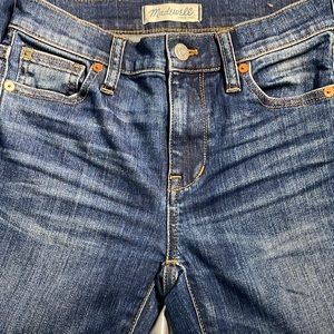Madewell High Riser Skinny Denim Jeans Size 24
